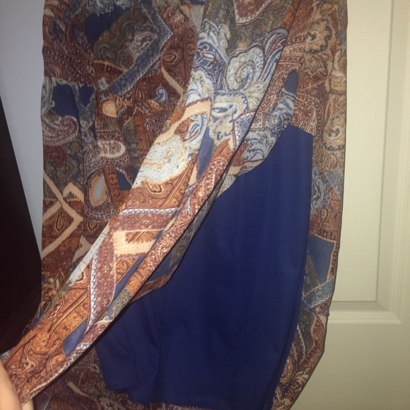 Bohemian long patterned skirt - Picture 3 of 4